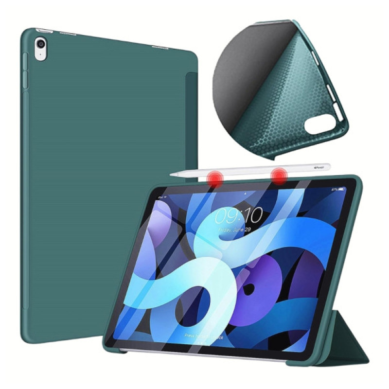 Чехол для планшета BeCover Tri Fold Soft TPU Silicone Apple iPad Air 11" M4 2026 Dark Green (715236)