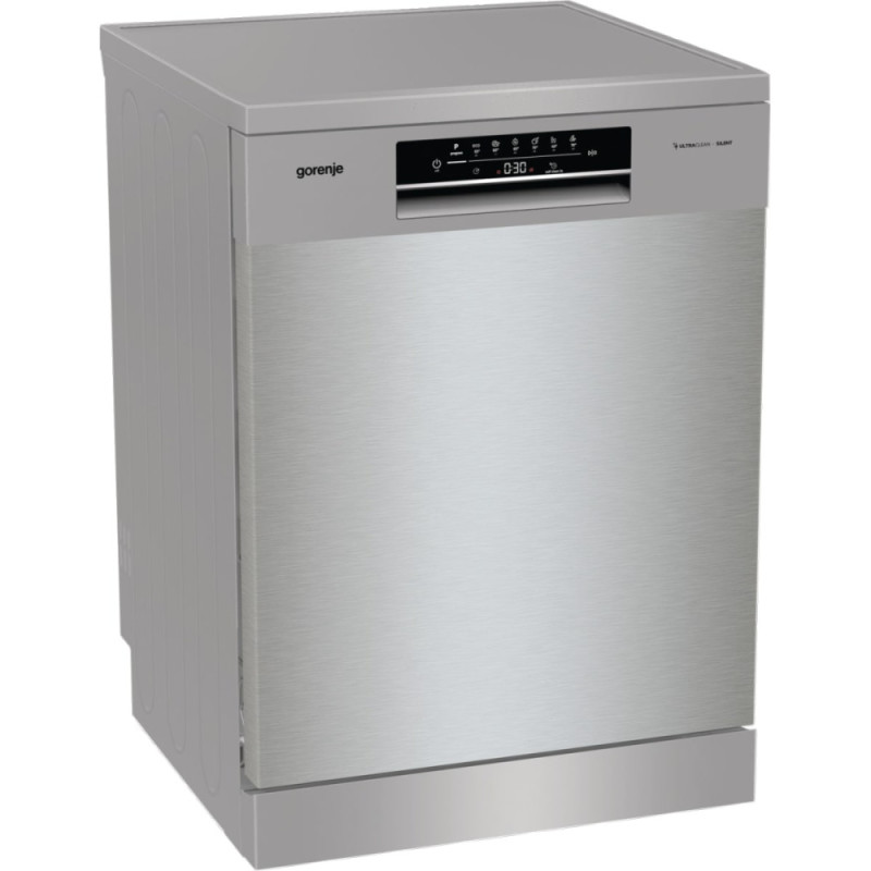 Gorenje Dishwasher, 16sets, A++, 60cm, display, 3 basket, AquaStop, silver (GS643E90X)