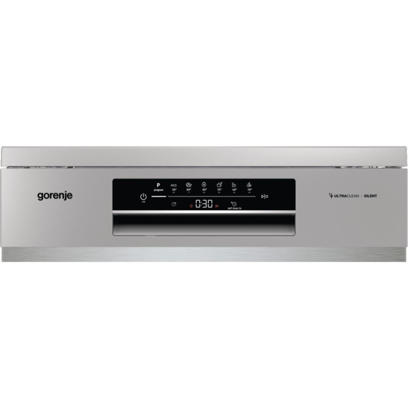 Gorenje Dishwasher, 16sets, A++, 60cm, display, 3 basket, AquaStop, silver (GS643E90X)