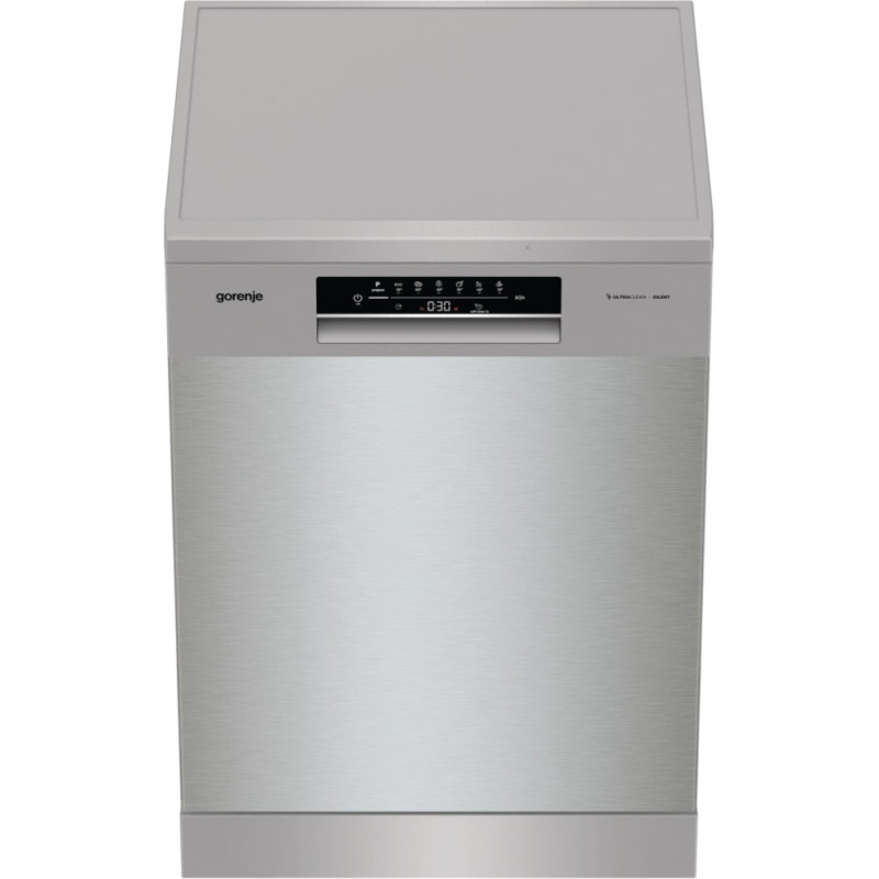 Gorenje Dishwasher, 16sets, A++, 60cm, display, 3 basket, AquaStop, silver (GS643E90X)