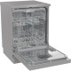 Gorenje Dishwasher, 16sets, A++, 60cm, display, 3 basket, AquaStop, silver (GS643E90X)