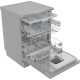 Gorenje Dishwasher, 16sets, A++, 60cm, display, 3 basket, AquaStop, silver (GS643E90X)