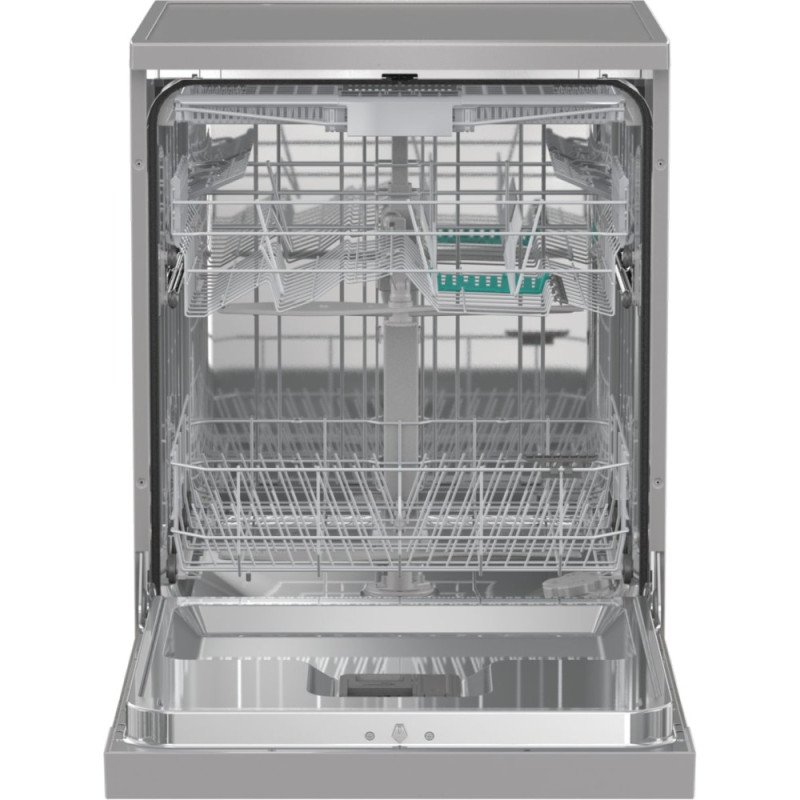 Gorenje Dishwasher, 16sets, A++, 60cm, display, 3 basket, AquaStop, silver (GS643E90X)
