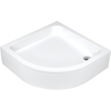 Deante Shower tray Plus II acrylic, half round, 80cm, white (KTU_032B)