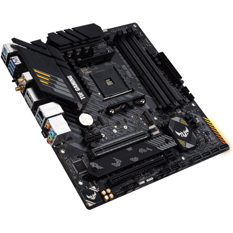 ASUS TUF GAMING B550M-PLUS WIFI II sAM4 B550 4xDDR4 M.2 HDMI DP Wi-Fi BT mATX (90MB19Y0-M0EAY0)
