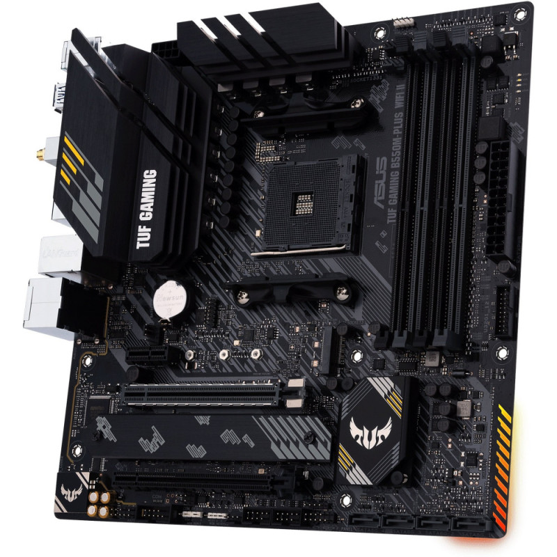 ASUS TUF GAMING B550M-PLUS WIFI II sAM4 B550 4xDDR4 M.2 HDMI DP Wi-Fi BT mATX (90MB19Y0-M0EAY0)