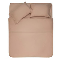 ARDESTO Duvet Cover Mix&Match, sateen, beige, 160x220cm, 100% cotton (ART1622DVI)