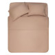 ARDESTO Duvet Cover Mix&Match, sateen, beige, 160x220cm, 100% cotton (ART1622DVI)
