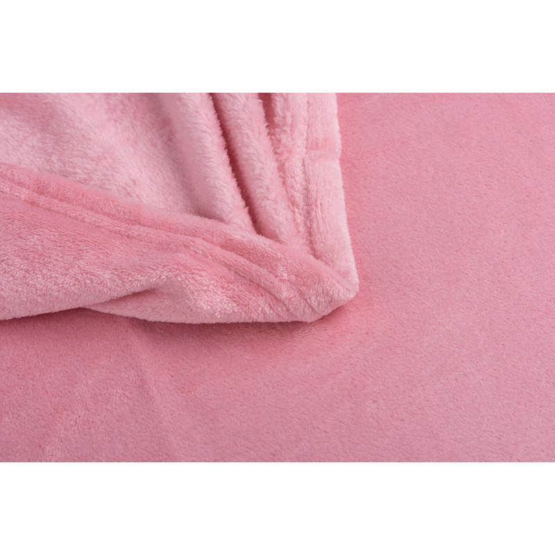 ARDESTO Flannel blanket, 200x220cm, pink, 100% polyester (ART0208SB)
