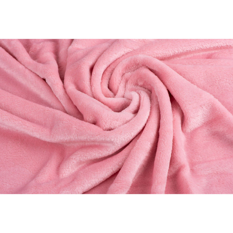 ARDESTO Flannel blanket, 200x220cm, pink, 100% polyester (ART0208SB)