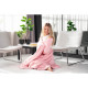 ARDESTO Flannel blanket, 200x220cm, pink, 100% polyester (ART0208SB)