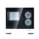Zalman PC case P30 without PSU, 1xUSB3.0, 1xUSBType-C, 3x120mm ARGB, VGA 420mm, LCS ready, TG Side Panel, mATX, black/white (P30BW)