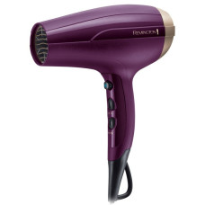 Remington Фен Your Style, 2300Вт, режимов-3, дифузор, насадка для прикорневого обьема, иониз-я, хол. обдув, фиолетовый (D5219)