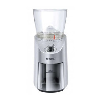 Nivona сoffee grinder Nivona millstone, 100W, grain volume-200g, control degree of grinding, plastic, silver (NICG130)