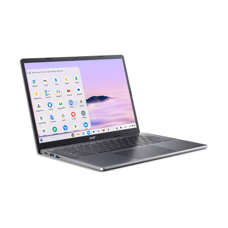 Acer Chromebook Plus CB514-3HT 14  WUXGA IPS Touch, AMD R5-7520C, 16GB, F512GB, UMA, ChromeOS, Steel Gray