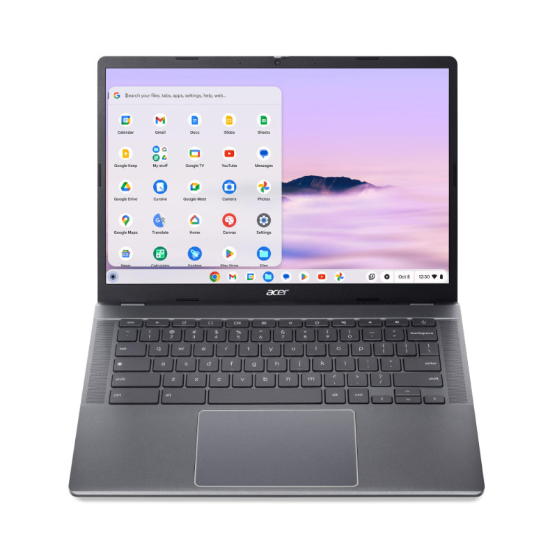 Acer Chromebook Plus CB514-3HT 14  WUXGA IPS Touch, AMD R5-7520C, 16GB, F512GB, UMA, ChromeOS, Steel Gray