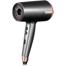 Remington Hair dryer, 2W, 8 modes, diffuser, ionization, cold blowing, case, grey (D6077)