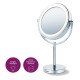 Beurer Illuminated cosmetics mirror, diameter: 17 cm