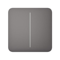 Ajax Double button for SoloButton 2-gang for LightSwitch, Jeweler, wireless, grey (000029826)