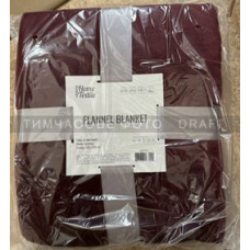 ARDESTO Flannel blanket 160х200cm, 100% polyester, burgundy (ART0221SB)