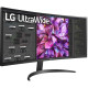 LG Monitor 34  34WQ60C-B 2xHDMI, DP, Audio, IPS, 3440x1440, 21:9; sRGB 99%, CURVED, HDR10 (34WQ60C-B.ADRZ)