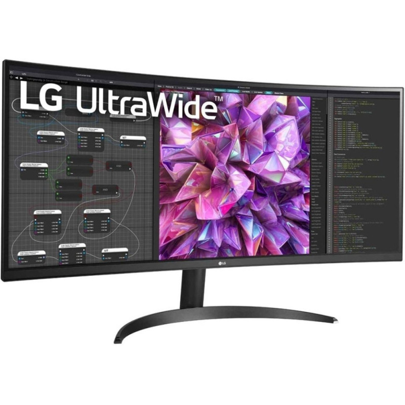 LG Monitor 34  34WQ60C-B 2xHDMI, DP, Audio, IPS, 3440x1440, 21:9; sRGB 99%, CURVED, HDR10 (34WQ60C-B.ADRZ)