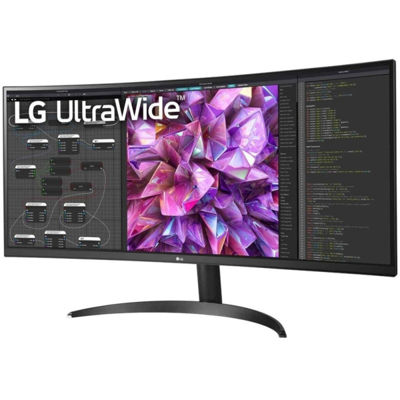 LG Monitor 34  34WQ60C-B 2xHDMI, DP, Audio, IPS, 3440x1440, 21:9; sRGB 99%, CURVED, HDR10 (34WQ60C-B.ADRZ)