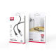 Дата кабель USB 2.0 AM to USB-C 1.0m 2.1A silicone black XO (NB208-TC-1-BK)