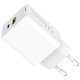 Зарядное устройство ColorWay C101E GaN Mini 45W PD PPS USB-C + USB-A QC4.0 white (CW-CHS060PD-WT)