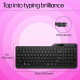 HP Клавиатура мембранная HP 460 Multi-Device 102key, BT, EN/UK, чёрный (7N7B8AA)