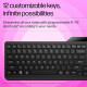 HP Клавиатура мембранная HP 460 Multi-Device 102key, BT, EN/UK, чёрный (7N7B8AA)