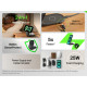 Belkin Зарядний пристрій бездротовий Belkin UltraCharge 2-in-1 Foldable Magnetic Charging 25Вт, чорний (WIZ039KQBK)