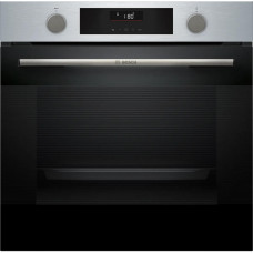 Bosch Духова шафа електрична, 76л, A, дисплей, конвекція, телескопічні направляючі, нержавіюча сталь (HUA736ER0)