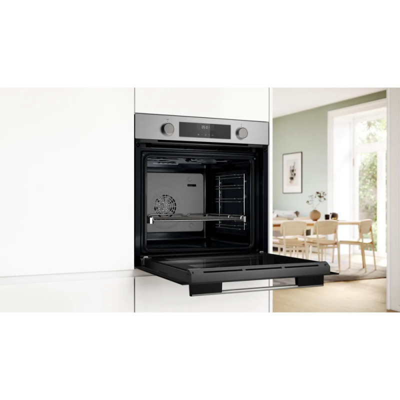 Bosch Oven electrical, 76L, A, display, convection, telescopic, inox (HUA736ER0) Bosch Oven electrical, 76L, A, display, convection, telescopic, inox (HUA736ER0)