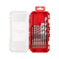Milwaukee ShW HEX drill bit set, universal, 8 pcs, 3-10mm, case (4932493871)