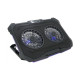 Подставка для ноутбука IceCoorel 10-17", 2*125mm 1200 RPM, 2*USB, 415x293x26.5mm, RGB (F8)