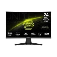 MSI Монітор MSI 23.6  MAG 244C HDMI, DP, Audio, VA, 180Hz, 1ms, sRGB 105%, CURVED, AdaptiveSync (9S6-3BB31H-039)