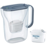 Brita Фільтр-глечик Brita Style Essential MXPro 2.4л (1.4л очищеної води) з картриджем сіро-блакитний (1058042)