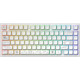 Клавиатура Dark Project ALU81 Terra Nova PBT RGB Mech G3MS Moonstone White (DPKB_NOVA_81_ANSI_WHITE_UA)