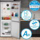 Indesit Ref with bottom freezer, 173.6x60х65.2, ref-209L, freez.-113L, 2doors, А+, ST, silver (INKS1341S4E)
