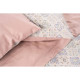 ARDESTO Bedding set 2.0 Gloria, sateen, duvet cover 200x220cm, sheet 230x240cm, pillowcases (2) 50x70cm, 100% cotton, azulejo pink (ART2022LP)