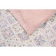 ARDESTO Bedding set 2.0 Gloria, sateen, duvet cover 200x220cm, sheet 230x240cm, pillowcases (2) 50x70cm, 100% cotton, azulejo pink (ART2022LP)