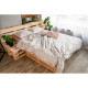 ARDESTO Bedding set 2.0 Gloria, sateen, duvet cover 200x220cm, sheet 230x240cm, pillowcases (2) 50x70cm, 100% cotton, azulejo pink (ART2022LP)
