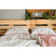ARDESTO Bedding set 2.0 Gloria, sateen, duvet cover 200x220cm, sheet 230x240cm, pillowcases (2) 50x70cm, 100% cotton, azulejo pink (ART2022LP)