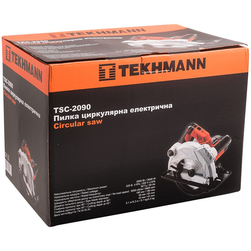 TEKHMANN Cyclic saw TSC-2090 2000W 190mm 5.1kg (845415)