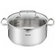 Tefal DUETTO+ saucepan, 5L, with lid, stainless steel, glass (G7194656)