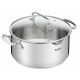 Tefal DUETTO+ saucepan, 5L, with lid, stainless steel, glass (G7194656)