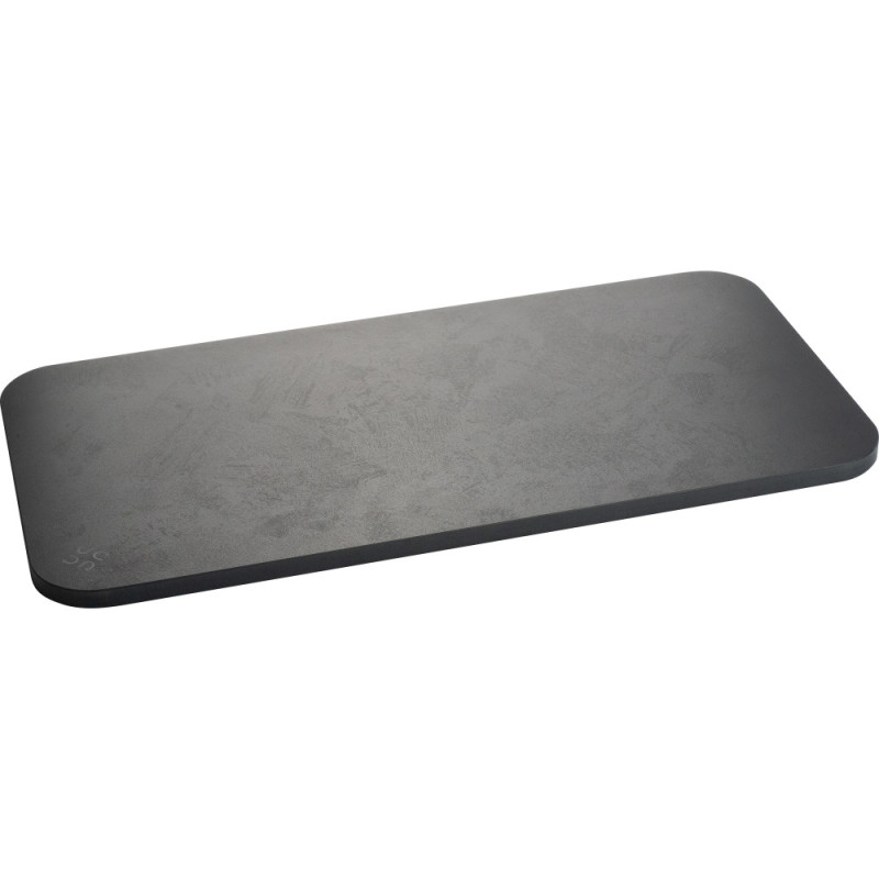 Deante Kitchen Sink granite, rectang., with drainboard, 670х440х230mm, bowl - 1, over-mounted, alebaster + kitchen board (ZKM_A11A)