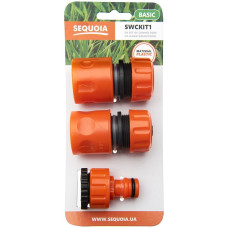 SEQUOIA Watering kit SWCKIT1 1/2  nipple 1/2'-3/4' connector 2x1/2' 0.07 kg