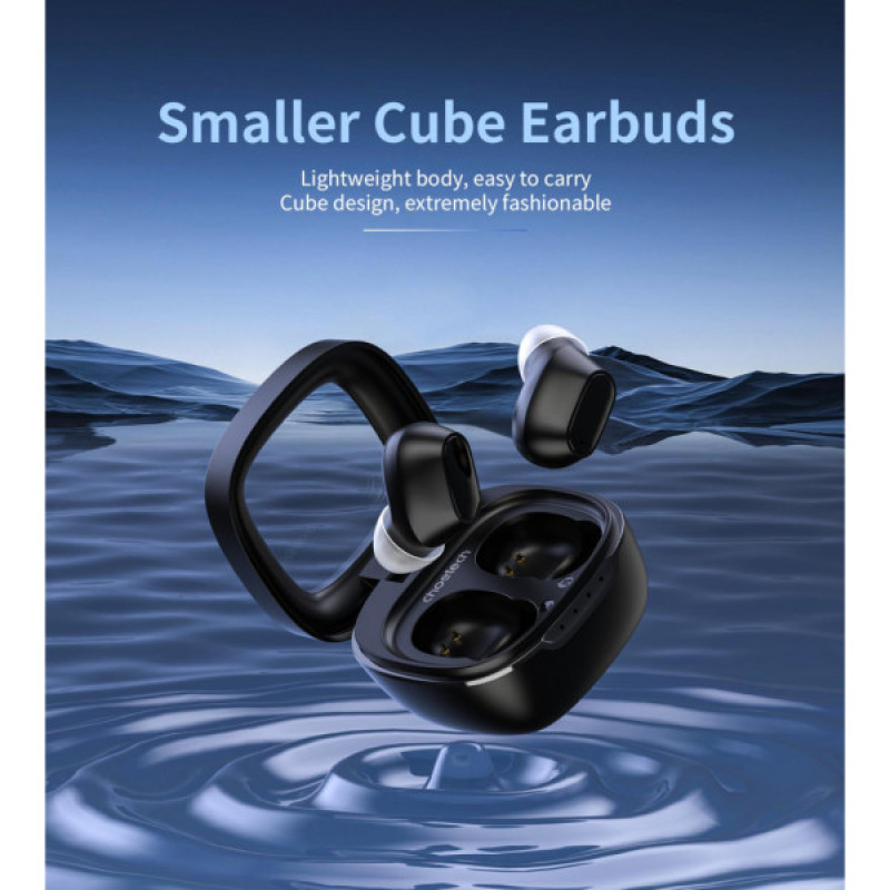Наушники Choetech TWS Small Cube Black (BH-T23-BK)